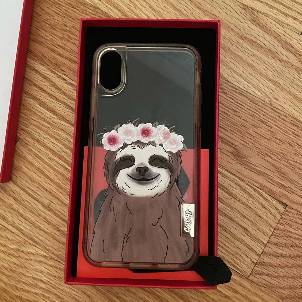 Casetify sloth iPhone X case